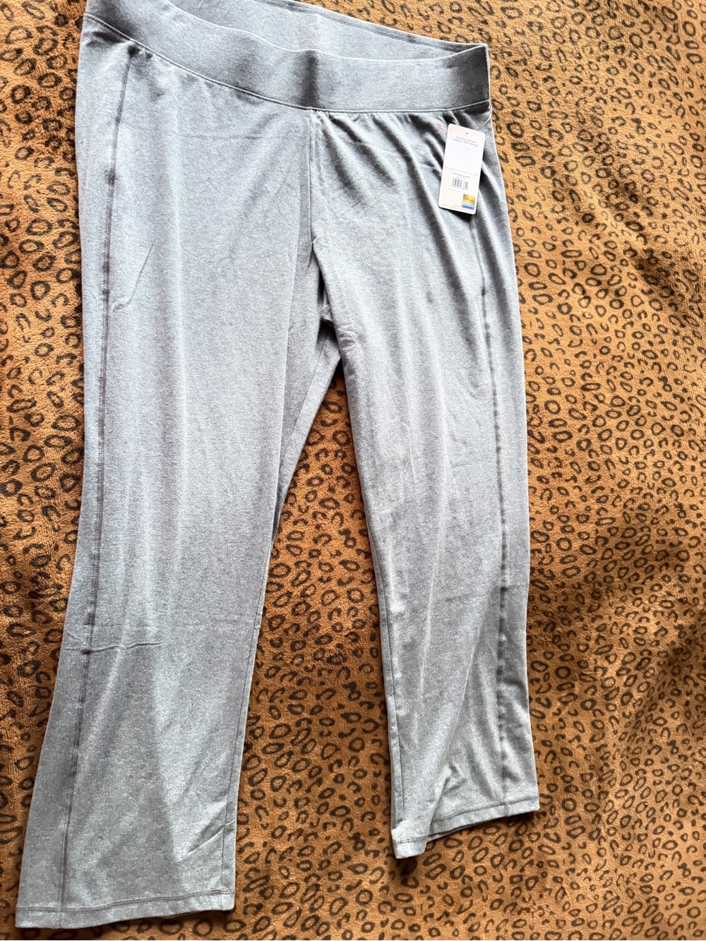 Danskin Charcoal Grey Heather Plus Size Yoga Pants - 3X